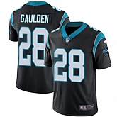 Nike Men & Women & Youth Panthers 28 Rashaan Gaulden Black NFL Vapor Untouchable Limited Jersey,baseball caps,new era cap wholesale,wholesale hats